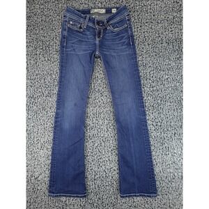 BKE Addison Bootcut Jeans‎ Womens 25R Blue Stretch Contrast Stitch BK14171R